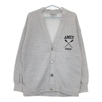 AMERICANA スウェット スクール カーディガン AMEY 定価18700円 カーディガン グレー レディース アメリカーナ【中古】5-0726M∞
