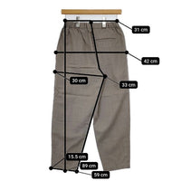 Morris&Sons ウール混 イージーパンツ EGG22A1 パンツ グレージュ レディース モリスアンドサンズ【中古】5-0827T∞