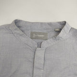 GYMPHLEX 1906 Gymphlex SPORT WEAR バンドカラーシャツワンピース 定価23100円 ワンピース ブルー レディース ジムフレックス【中古】5-0726M∞