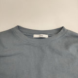 JOURNAL STANDARD relume TCワッフル 長袖Ｔシャツ カットソー ロンＴ ブルー レディース ジャーナルスタンダードレリューム【中古】5-0726M∞