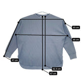 JOURNAL STANDARD relume TCワッフル 長袖Ｔシャツ カットソー ロンＴ ブルー レディース ジャーナルスタンダードレリューム【中古】5-0726M∞