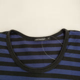 marimekko TIIA ボーダーTシャツワンピ サイズXS ワンピース ネイビー ブラック レディース マリメッコ【中古】5-0805M♪