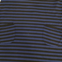 marimekko TIIA ボーダーTシャツワンピ サイズXS ワンピース ネイビー ブラック レディース マリメッコ【中古】5-0805M♪