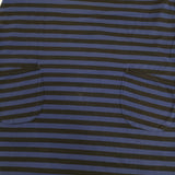 marimekko TIIA ボーダーTシャツワンピ サイズXS ワンピース ネイビー ブラック レディース マリメッコ【中古】5-0805M♪