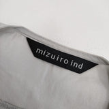 mizuiro-ind 1-239602 ピンタックノースリーブシャツ コットン ブラウス シャツ グレー レディース ミズイロインド【中古】5-0617S△