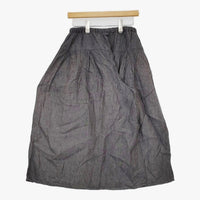 nest Robe リネンキュロットスカート 01171-1154 ワイドイージーパンツ キュロット グレー レディース ネストローブ【中古】5-0805M♪