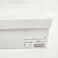 Le Talon GRISE 新品 23AW レザーホースライディングロングブーツ 定価44000円 サイズM ブーツ 23AW ブラック レディース ルタロン【中古】5-1009T◎