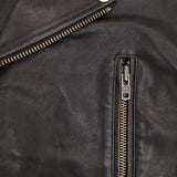 G.V.G.V. 革 GV1731003 レースアップレザーダブル ライダースジャケット ブラック レディース ジーヴィージーヴィー【中古】5-1101T∞