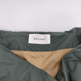 HOLIDAY ダウンスカート 19202235 ナイロン スカート カーキ レディース ホリデイ【中古】5-1101T∞