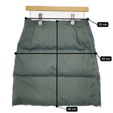 HOLIDAY ダウンスカート 19202235 ナイロン スカート カーキ レディース ホリデイ【中古】5-1101T∞