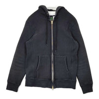 CAMBER USA製 裏地サーマル ジップアップパーカー パーカー ブラック