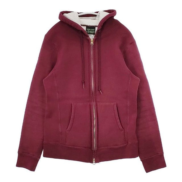 CAMBER USA製 裏地サーマル ジップアップパーカー サイズM パーカー ワインレッド レディース キャンバー【中古】5-1101T∞