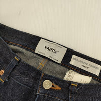 YAECA 6-12W デニム スリムテーパード ジーンズ デニムパンツ ネイビー レディース ヤエカ【中古】5-0901G∞