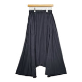 JURGEN LEHL J0142UP602 コットン 日本製 サルエルパンツ サイズS ガウチョ パンツ 24SS ネイビー レディース ヨーガンレール【中古】5-0714G∞