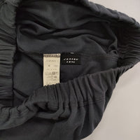 JURGEN LEHL J0142UP602 コットン 日本製 サルエルパンツ サイズS ガウチョ パンツ 24SS ネイビー レディース ヨーガンレール【中古】5-0714G∞