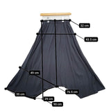 JURGEN LEHL J0142UP602 コットン 日本製 サルエルパンツ サイズS ガウチョ パンツ 24SS ネイビー レディース ヨーガンレール【中古】5-0714G∞