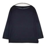 GALERIE VIE パウダーコットン ボートネックプルオーバー 定価14300円 カットソー ネイビー レディース ギャルリーヴィー【中古】5-0901M∞