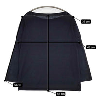 GALERIE VIE パウダーコットン ボートネックプルオーバー 定価14300円 カットソー ネイビー レディース ギャルリーヴィー【中古】5-0901M∞