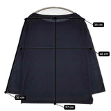 GALERIE VIE パウダーコットン ボートネックプルオーバー 定価14300円 カットソー ネイビー レディース ギャルリーヴィー【中古】5-0901M∞