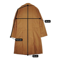 MARC JACOBS コットン 裏生地チェック コート ブラウン レディース マークジェイコブス【中古】5-0901M∞