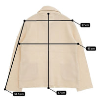 Manna 未使用品 コットンニット ジャケット ベージュ レディース マンナ【中古】5-0901M∞