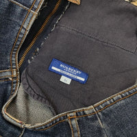 BURBERRY BLUE LABEL デニム スカート ブルー レディース バーバリーブルーレーベル【中古】5-0901M∞
