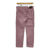 Harriss/Lee テーパード コットン コーデュロイ パンツ ピンク レディース ハリス/リー【中古】5-0827T∞