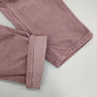 Harriss/Lee テーパード コットン コーデュロイ パンツ ピンク レディース ハリス/リー【中古】5-0827T∞