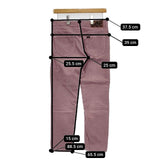 Harriss/Lee テーパード コットン コーデュロイ パンツ ピンク レディース ハリス/リー【中古】5-0827T∞