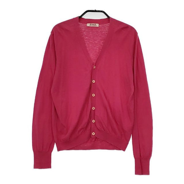 45R/45rpm JOUBU DE NAGAMOCHI コットン カーディガン ピンク レディース フォーティーファイブアールピーエム【中古】5-0827M∞