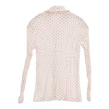 TSUMORI CHISATO プリーツ シワ加工 製品洗い コットン 長袖シャツ ホワイト ピンク レディース ツモリチサト【中古】5-0901M∞