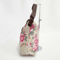 Cath Kidston 未使用品 花柄 ショルダーバッグ ベージュ ピンク レディース キャスキットソン【中古】5-0802G∞