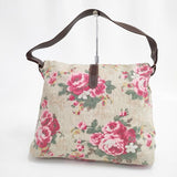 Cath Kidston 未使用品 花柄 ショルダーバッグ ベージュ ピンク レディース キャスキットソン【中古】5-0802G∞