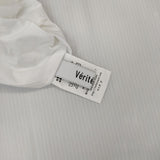 veritecoeur VC-2381 吊りスカート 定価35200円 ジャンパースカート コットン ロングスカート ホワイト レディース ヴェリテクール【中古】5-1106M∞