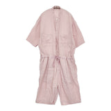 nest Robe ハードマンズヘンプ サマージャンプスーツ 01222-1141 オールインワン ツナギ ピンク レディース ネストローブ【中古】5-0622S♪