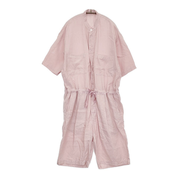 nest Robe ハードマンズヘンプ サマージャンプスーツ 01222-1141 オールインワン ツナギ ピンク レディース ネストローブ【中古】5-0622S♪