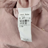 nest Robe ハードマンズヘンプ サマージャンプスーツ 01222-1141 オールインワン ツナギ ピンク レディース ネストローブ【中古】5-0622S♪