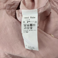 nest Robe ハードマンズヘンプ サマージャンプスーツ 01222-1141 オールインワン ツナギ ピンク レディース ネストローブ【中古】5-0622S♪