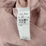 nest Robe ハードマンズヘンプ サマージャンプスーツ 01222-1141 オールインワン ツナギ ピンク レディース ネストローブ【中古】5-0622S♪