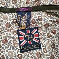 LAVENHAM/LIBERTY キルティング 中綿 ジャケット カーキ レディース ラベンハム/リバティ【中古】5-0827T∞