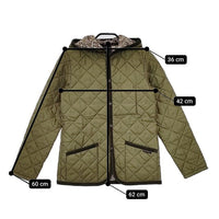 LAVENHAM/LIBERTY キルティング 中綿 ジャケット カーキ レディース ラベンハム/リバティ【中古】5-0827T∞