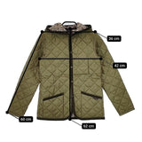 LAVENHAM/LIBERTY キルティング 中綿 ジャケット カーキ レディース ラベンハム/リバティ【中古】5-0827T∞
