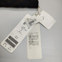 mina perhonen 新品未使用 pa2201 log ウールシルク 刺繍 定価78750円 ジャケット ネイビー レディース ミナペルホネン【中古】5-0818T∞