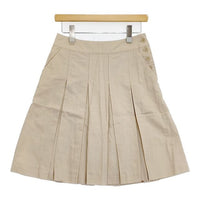 MARGARET HOWELL MHW06720416967 コットンリネン スカート ベージュ レディース マーガレットハウエル【中古】5-0901M∞