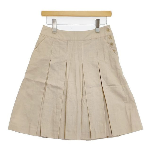 MARGARET HOWELL MHW06720416967 コットンリネン スカート ベージュ レディース マーガレットハウエル【中古】5-0901M∞