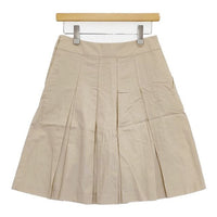 MARGARET HOWELL MHW06720416967 コットンリネン スカート ベージュ レディース マーガレットハウエル【中古】5-0901M∞