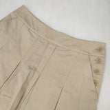MARGARET HOWELL MHW06720416967 コットンリネン スカート ベージュ レディース マーガレットハウエル【中古】5-0901M∞