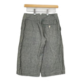MARGARET HOWELL MHW07610373893 リネン ショートパンツ ハーフパンツ ショーツ グレー レディース マーガレットハウエル【中古】5-0810M∞