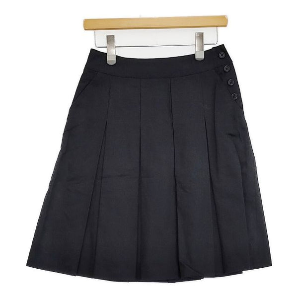 MARGARET HOWELL MHW06720416967 コットンリネン スカート ブラック レディース マーガレットハウエル【中古】5-0901M∞