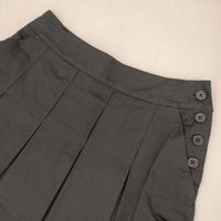 MARGARET HOWELL MHW06720416967 コットンリネン スカート ブラック レディース マーガレットハウエル【中古】5-0901M∞